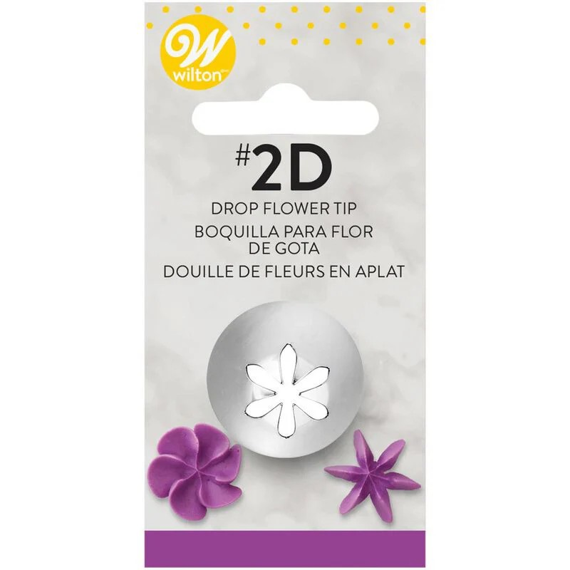 Wilton Cake Decorating Tip #2D - Large Drop Flower Tip