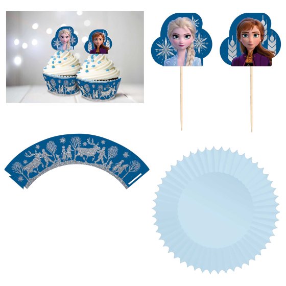 Frozen 2 Cupcake Cases & Toppers Set (24 pack)