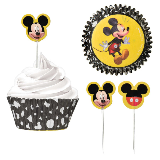 Mickey Mouse Forever Cupcake Cases & Toppers Set (24 pack)
