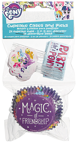 My Little Pony Friendship Adventures Cupcake Cases & Toppers Set (24 pack)