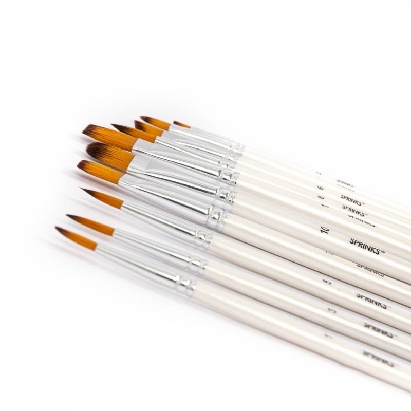 SPRINKS Sugarcraft Brush Set (10 pieces)