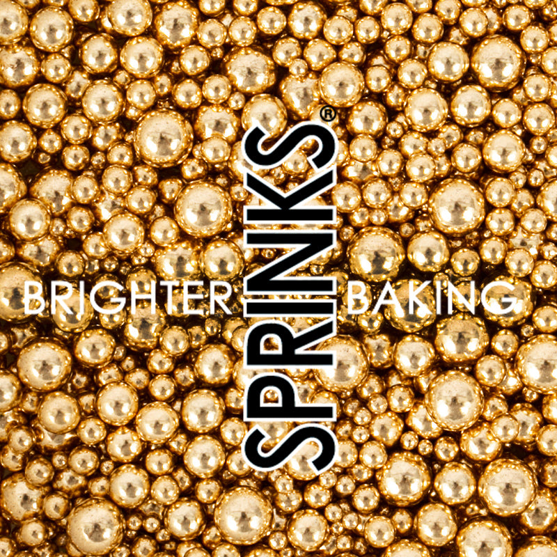 SPRINKS Bubble Bubble Sprinkles - Shiny Gold (65g)