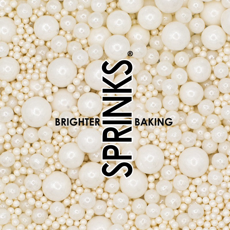 SPRINKS Bubble Bubble Sprinkles - Pearl White (75g)