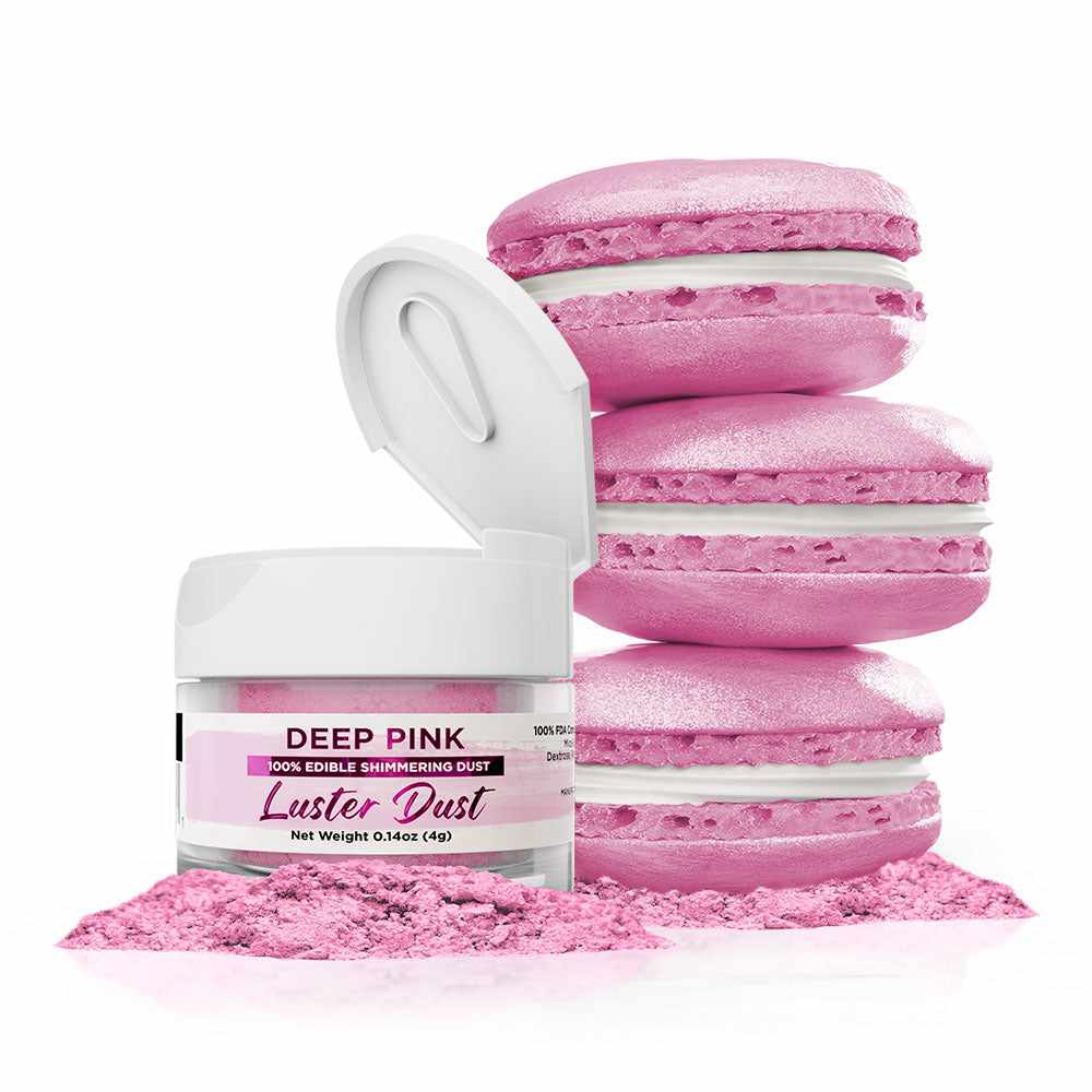 Bakell USA Lustre Dust - Deep Pink (4gm)