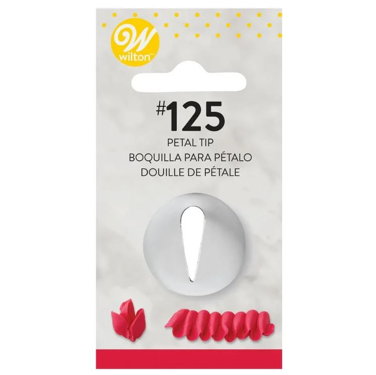 Wilton Cake Decorating Tip #125 - Large Petal Tip