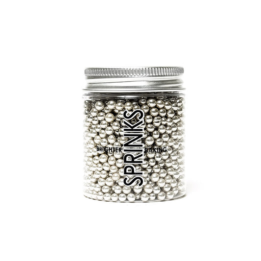 SPRINKS Cachous 4mm - Silver (85g)