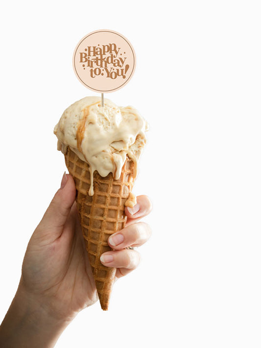 Happy Birthday To You Cupcake Toppers (6 pack)