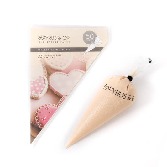 Papyrus Tipless Icing Bags - Medium 13" (Pack of 50)