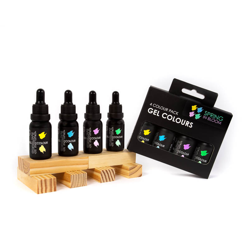 SPRINKS Gel Colour 4-pack - Spring in Bloom