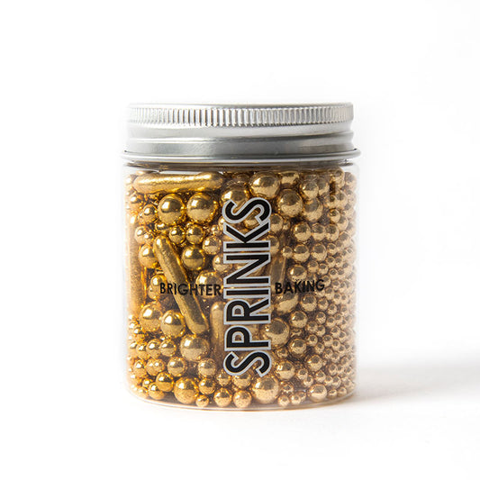 SPRINKS Bubble & Bounce Sprinkles - Shiny Gold (75g)