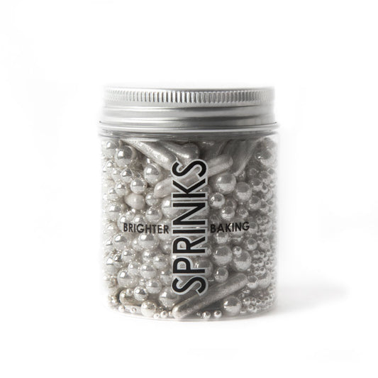 SPRINKS Bubble & Bounce Sprinkles - Silver (75g)