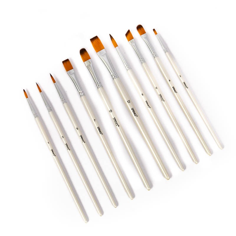SPRINKS Sugarcraft Brush Set (10 pieces)