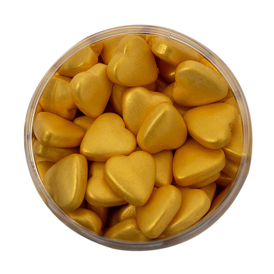 SPRINKS Gold Hearts Sprinkles (85g)