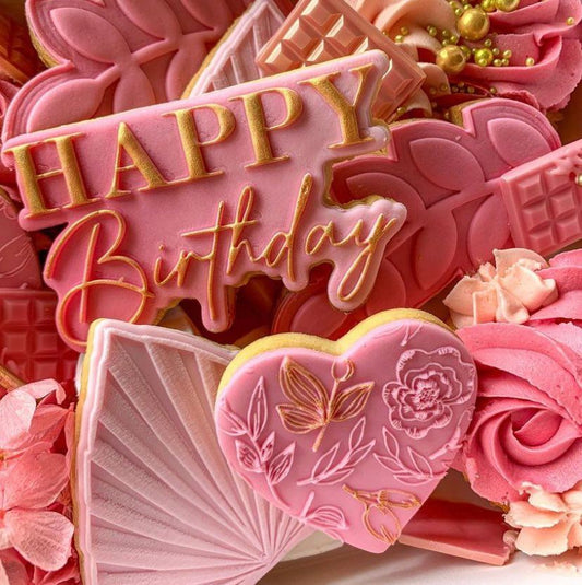 Boss Embossers Happy Birthday Stamp and Cutter