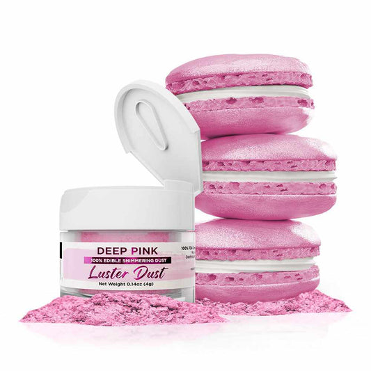 Bakell USA Lustre Dust - Deep Pink (4gm)