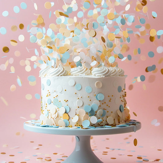 SPRINKS Wafer Decorations - Blue, White & Gold (9g)