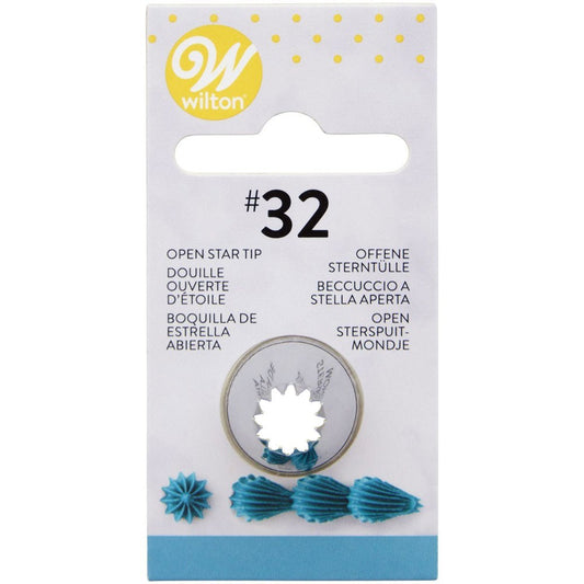 Wilton Cake Decorating Tip #32 - Open Star